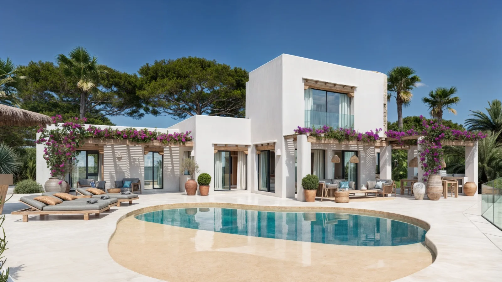Villa im Ibiza-Stil in Moraira - View 2