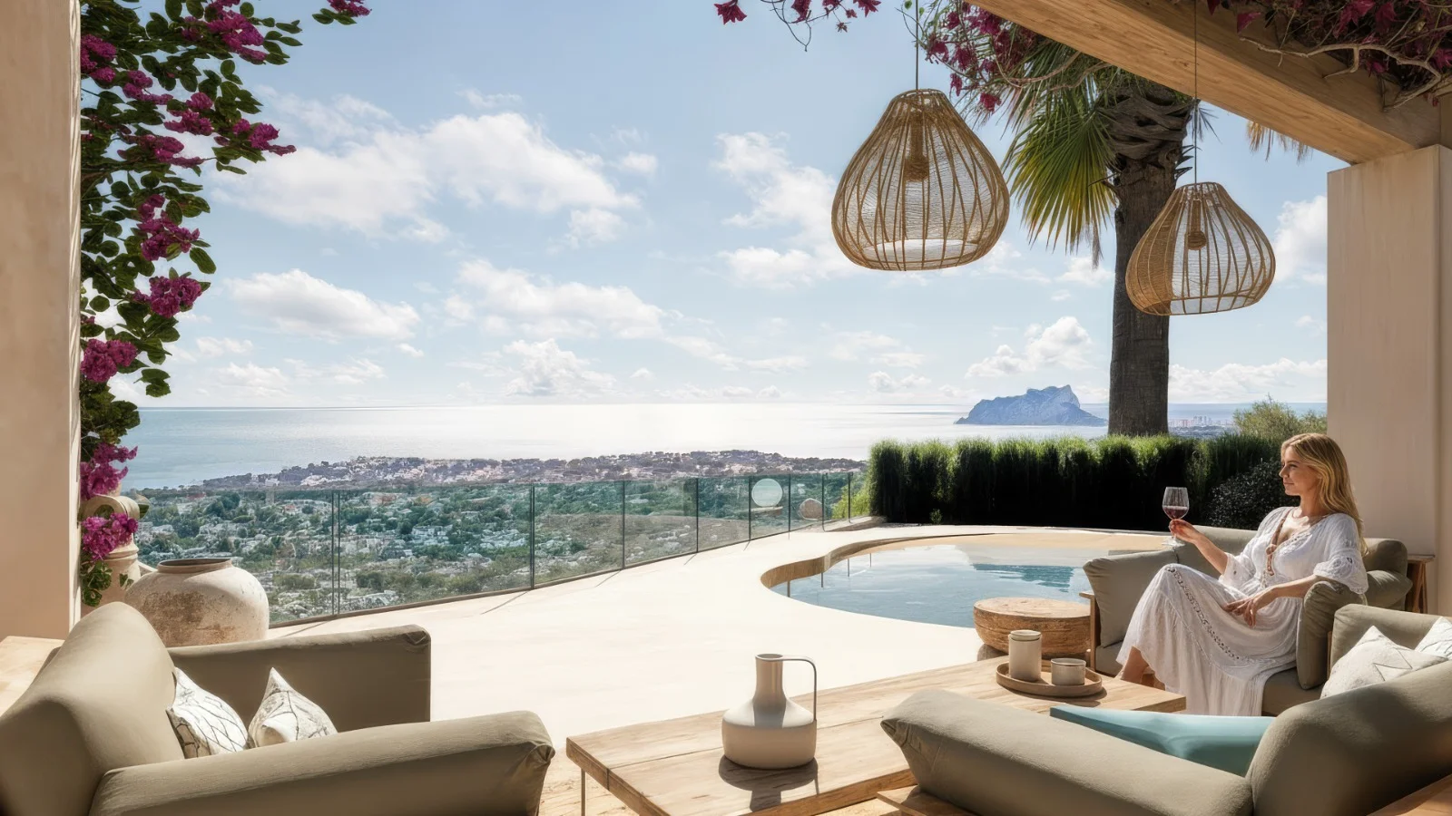 Villa im Ibiza-Stil in Moraira - View 3