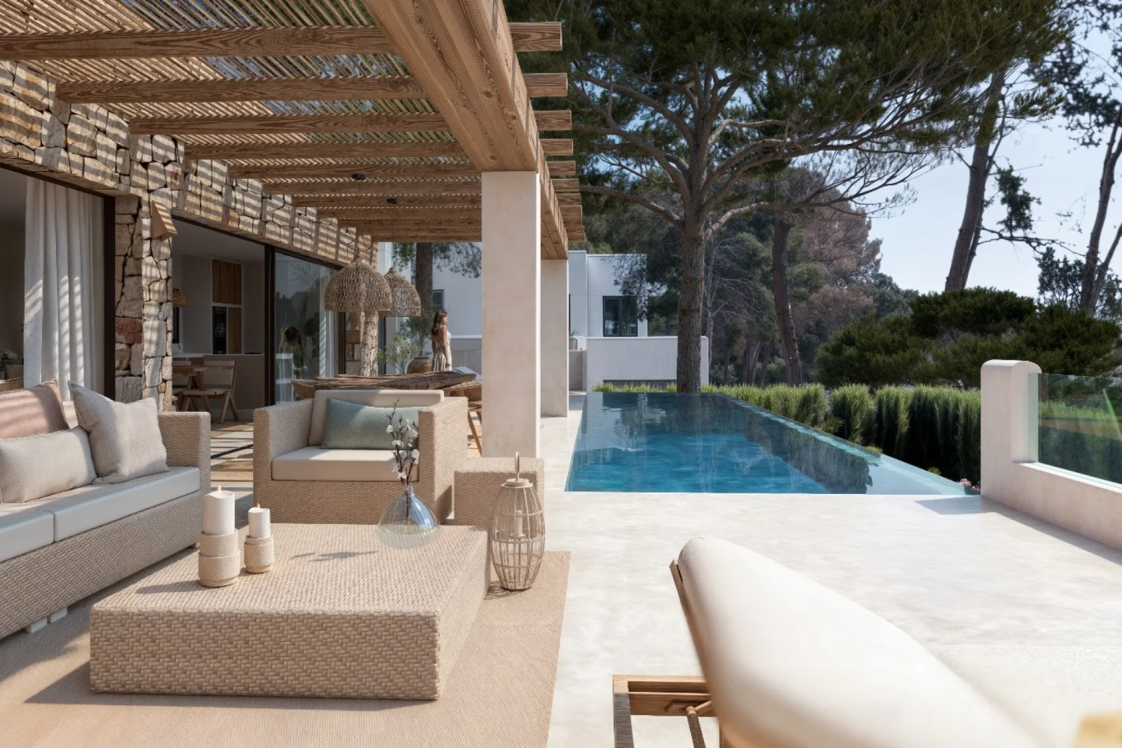Luxuriöse Villa im Ibiza-Stil im Bau befindlich - View 2