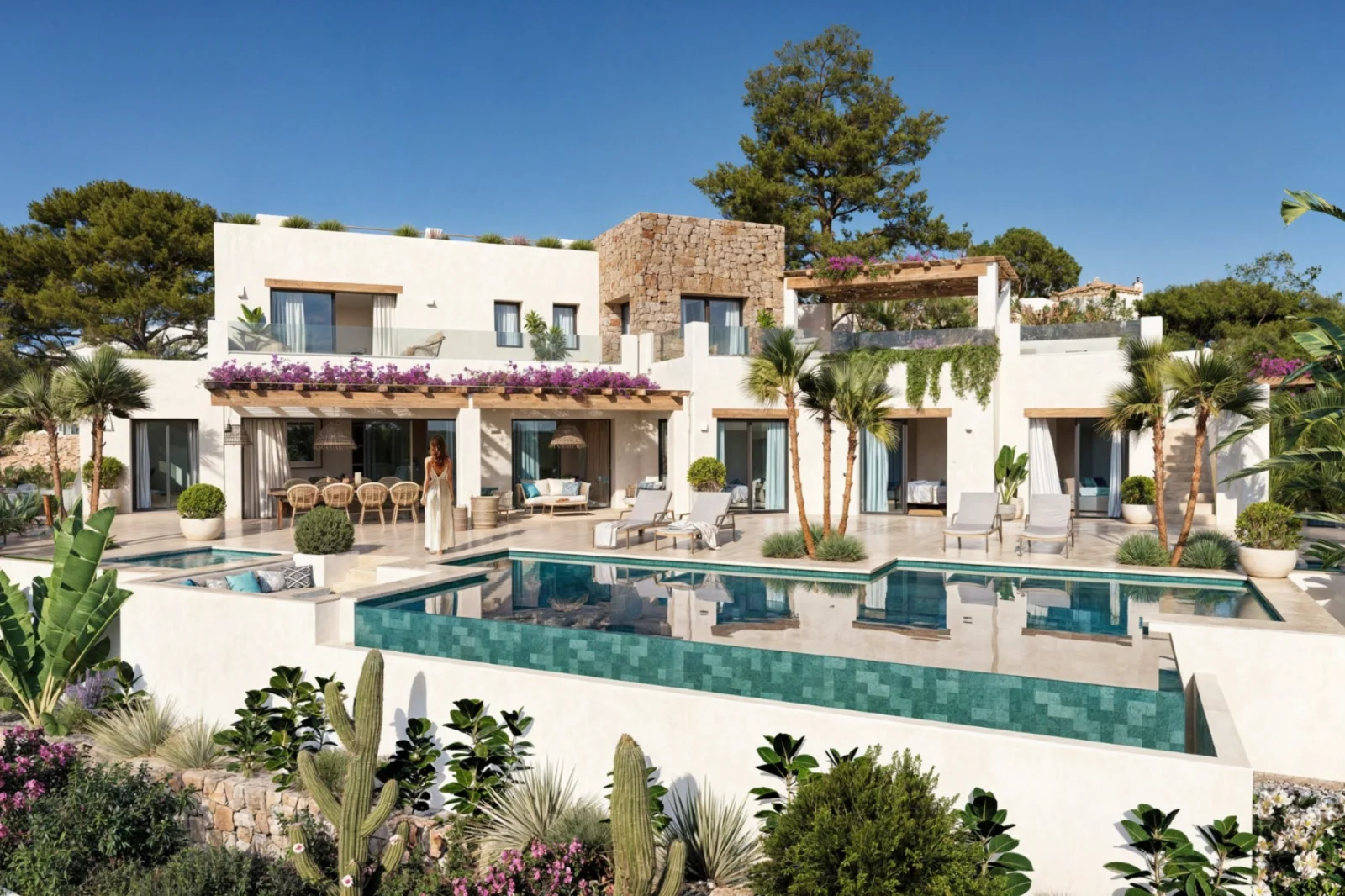 Luxuriöse Villa im mediterranen Stil im Bauobjekt-Status - View 2