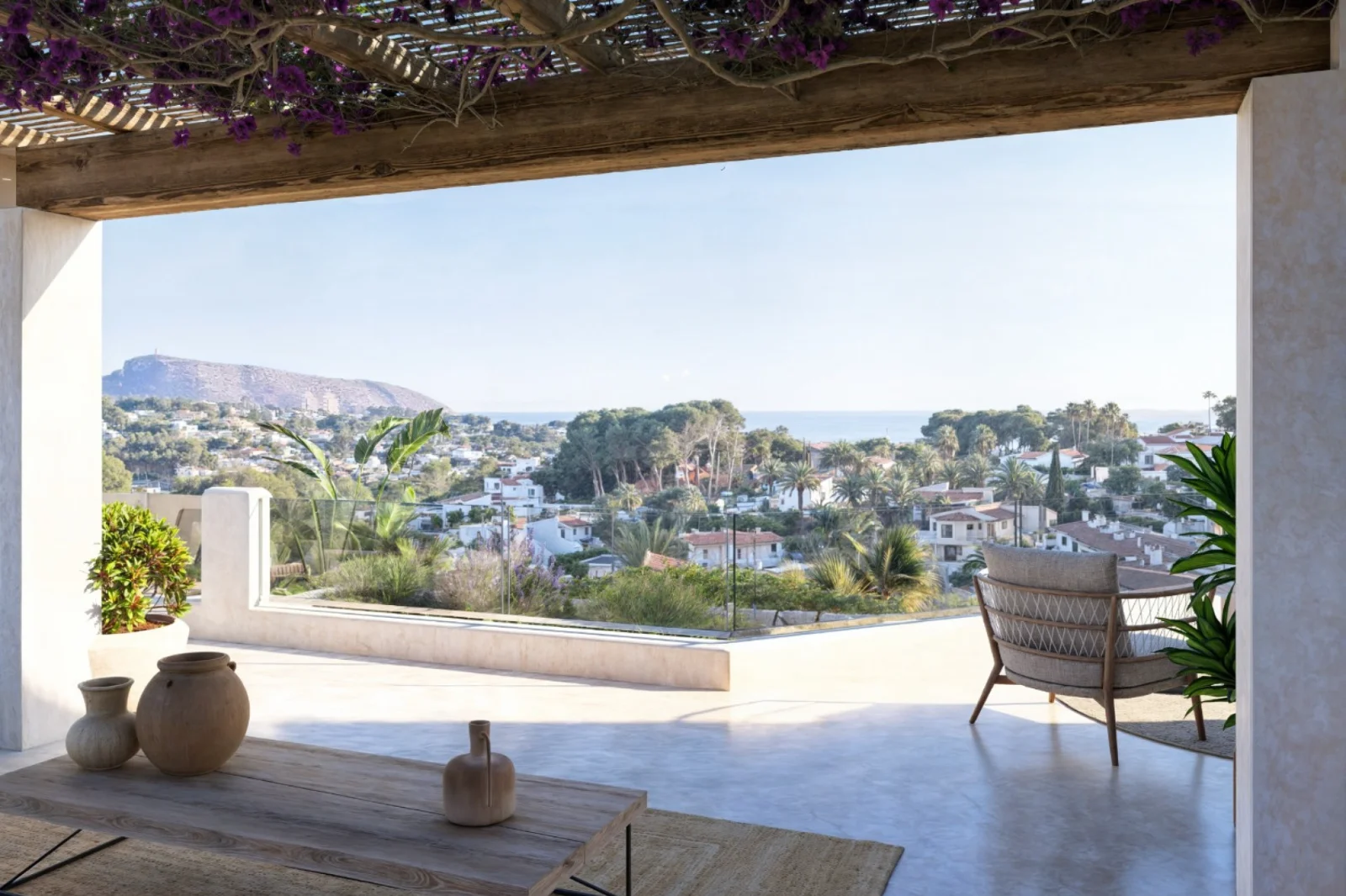 Luxuriöse Villa im mediterranen Stil im Bauobjekt-Status - View 3