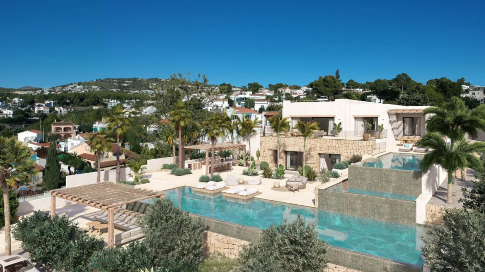 Luxury villa, Ibizan style with beautiful sea views - View 3