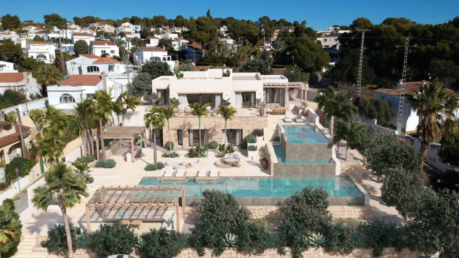 Luxury villa, Ibizan style with beautiful sea views - View 2