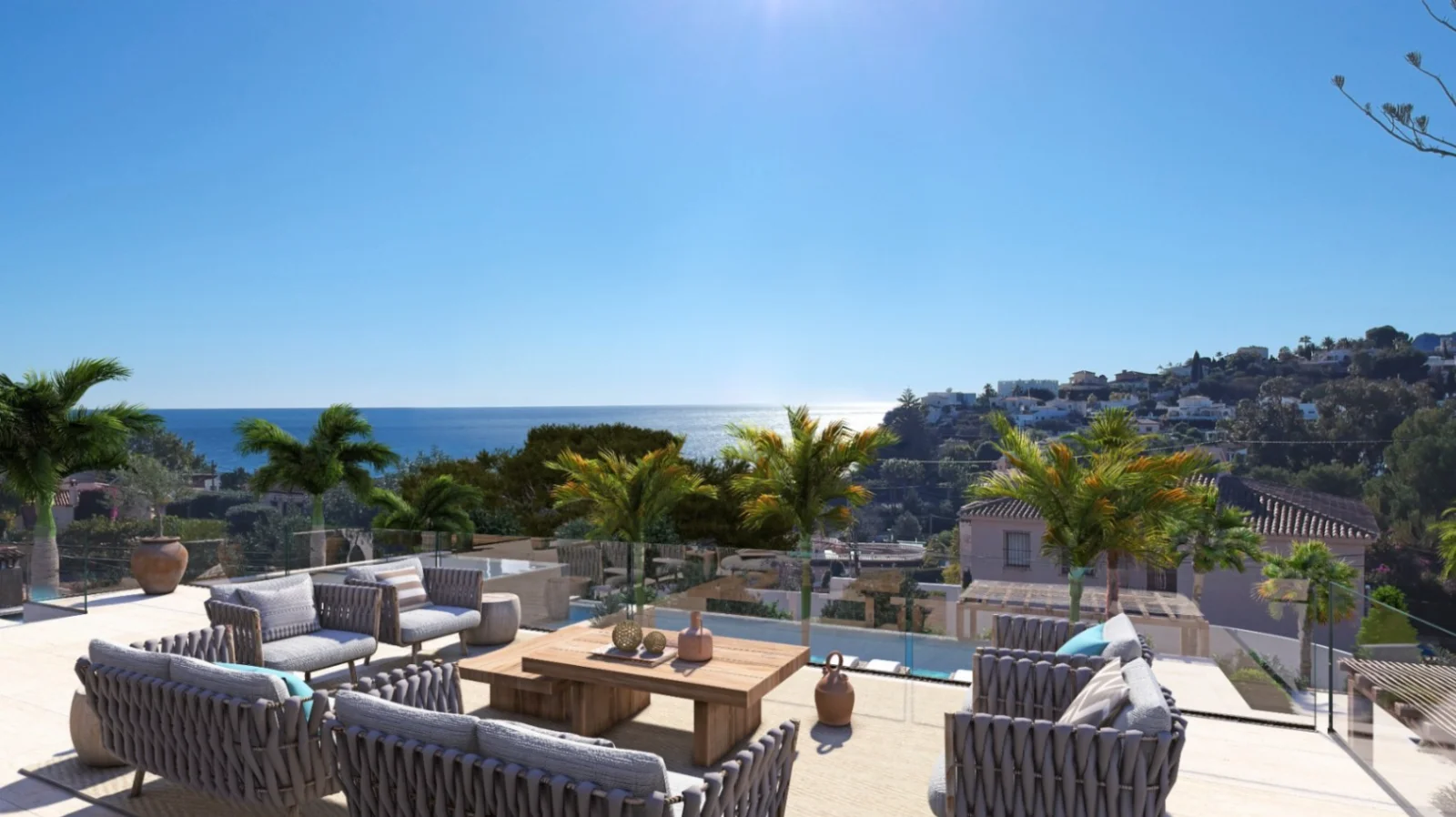Luxury villa, Ibizan style with beautiful sea views - Main