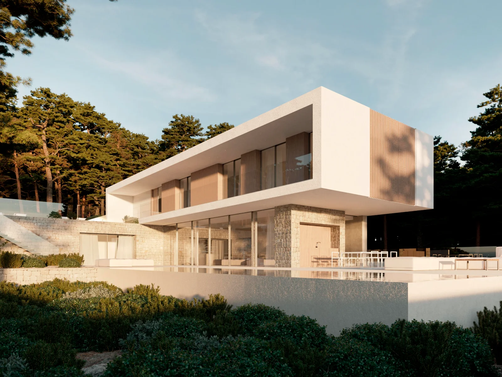 Luxuriöse Neubauvilla mit Meerblick in Moraira - Main