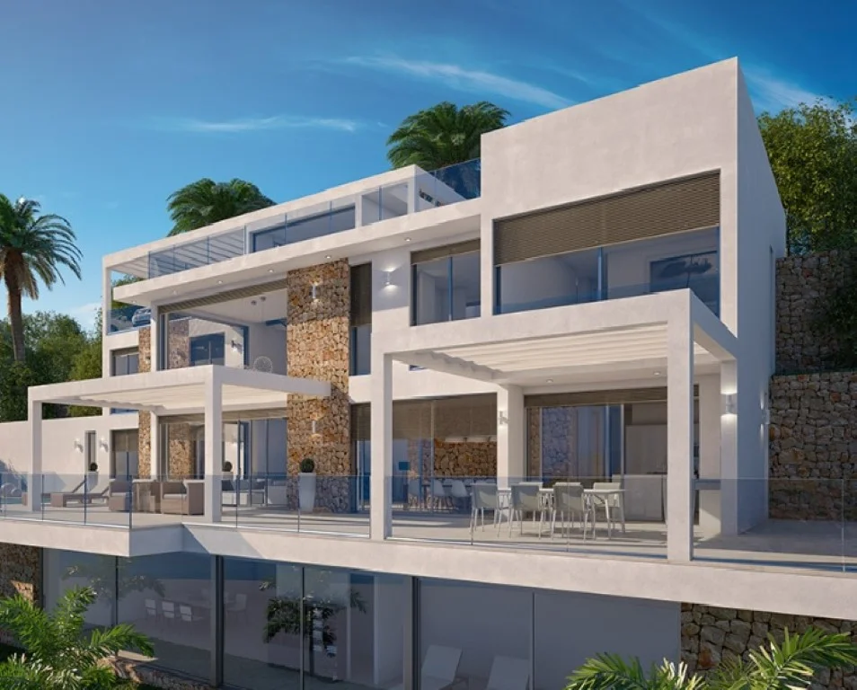 Moderne Neubauvilla mit Meerblick - Main