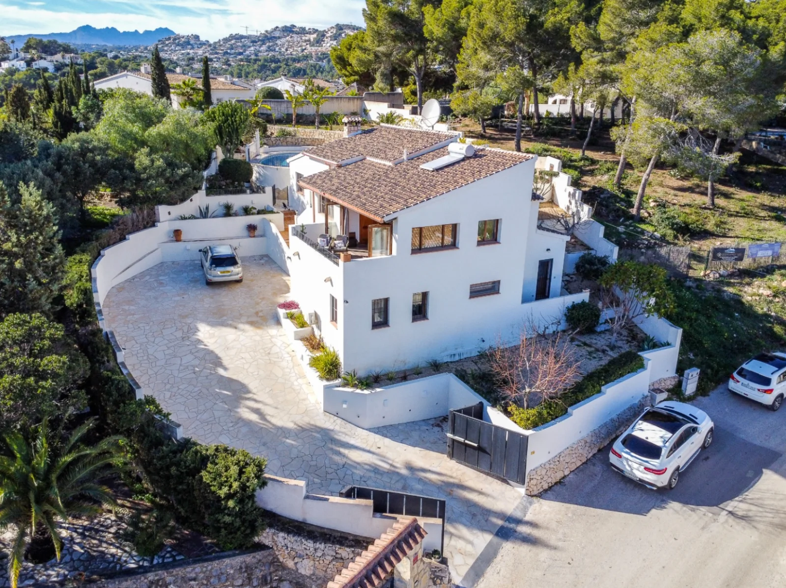 Villa mit Meerblick in Moraira in fußläufiger Entfernung zum Strand - View 2