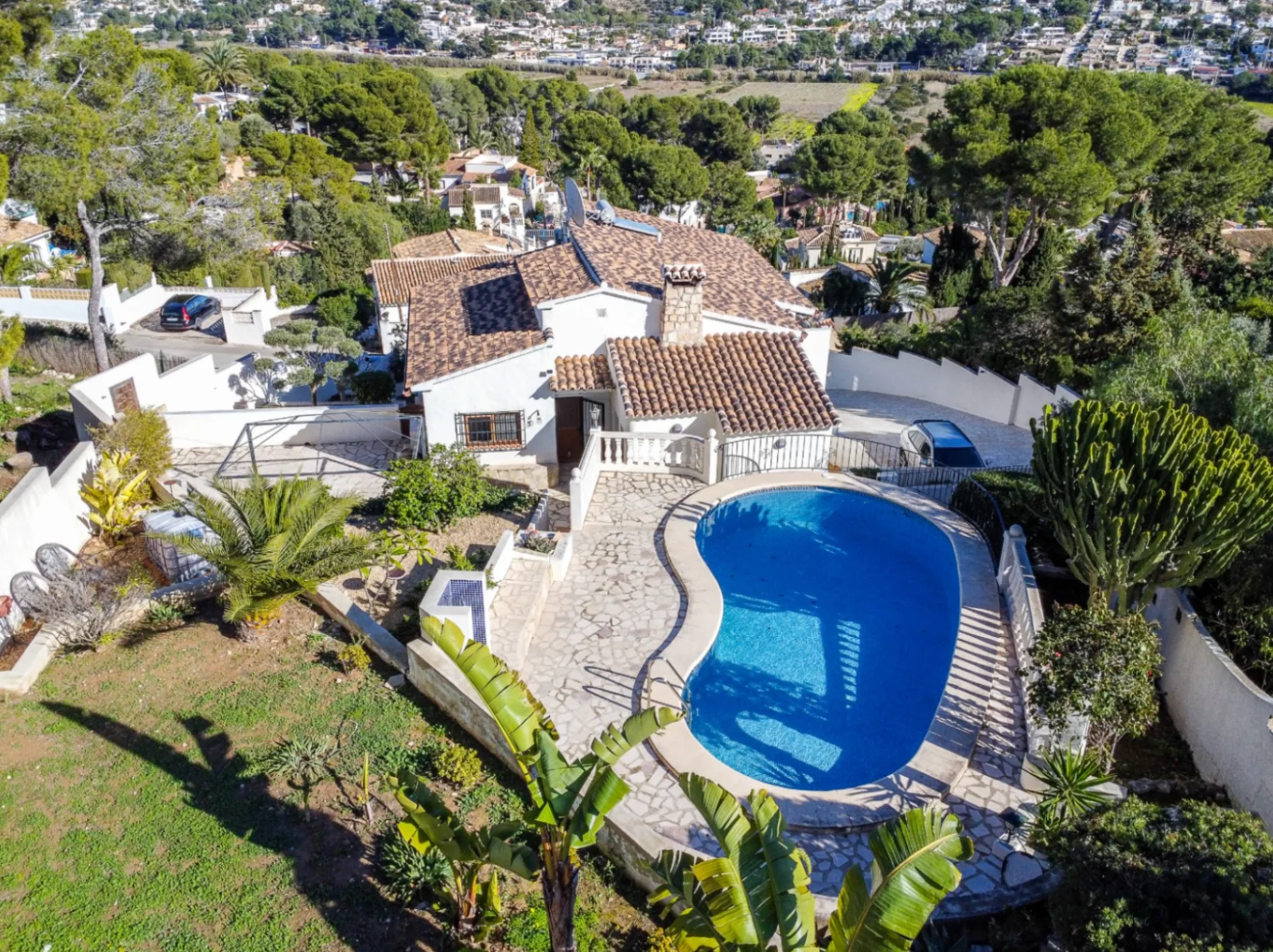 Villa mit Meerblick in Moraira in fußläufiger Entfernung zum Strand - View 3