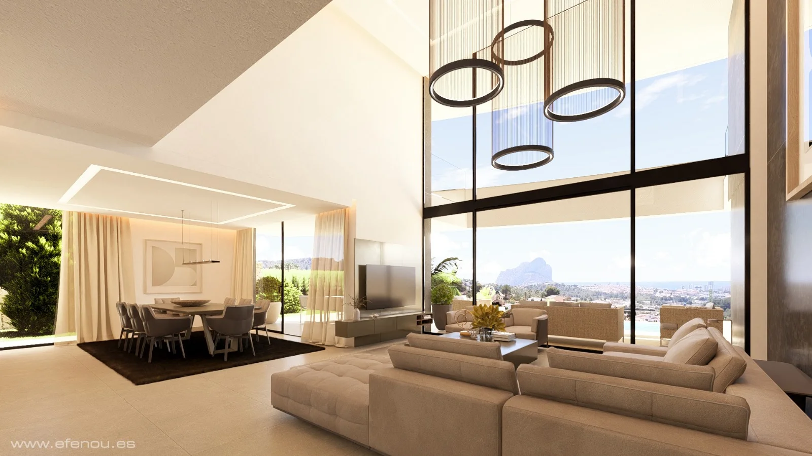 Großzügige Neubau-Villa mit Meerblick in Calpe - View 2