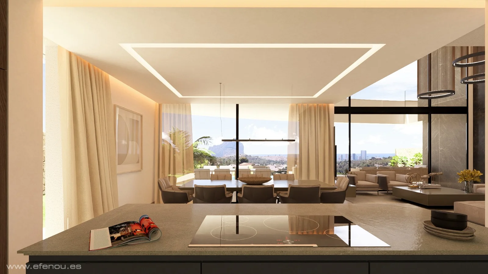Großzügige Neubau-Villa mit Meerblick in Calpe - View 3