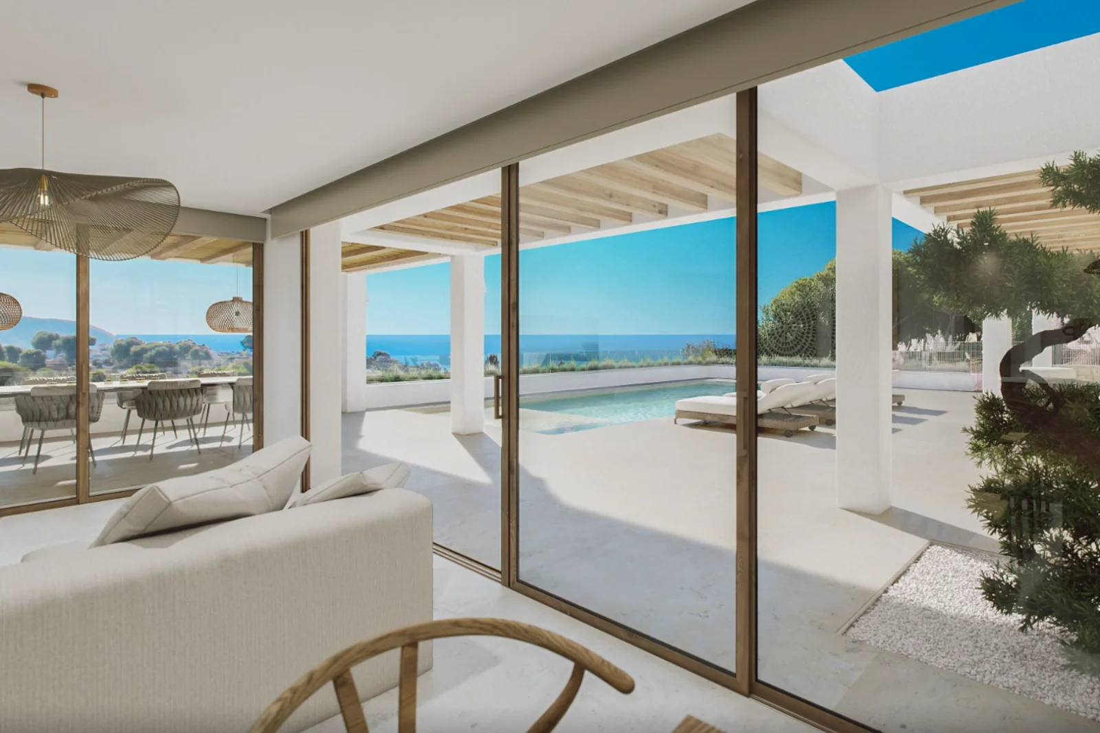 Villa mit Meerblick, im Bau befindlich - View 2